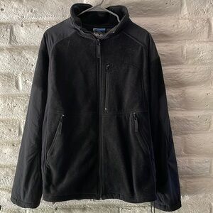 OP performance black fleece full zip jacket